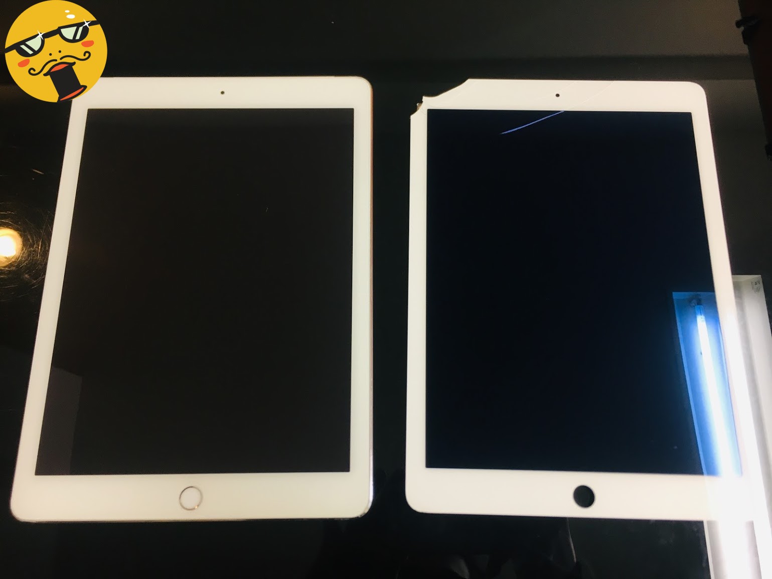 【 液晶 画面交換 】iPadAir2のガラス交換 【即日で修理致します！】