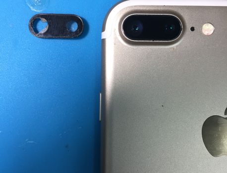iPhone7Plusアウトカメラ+ガラス修理