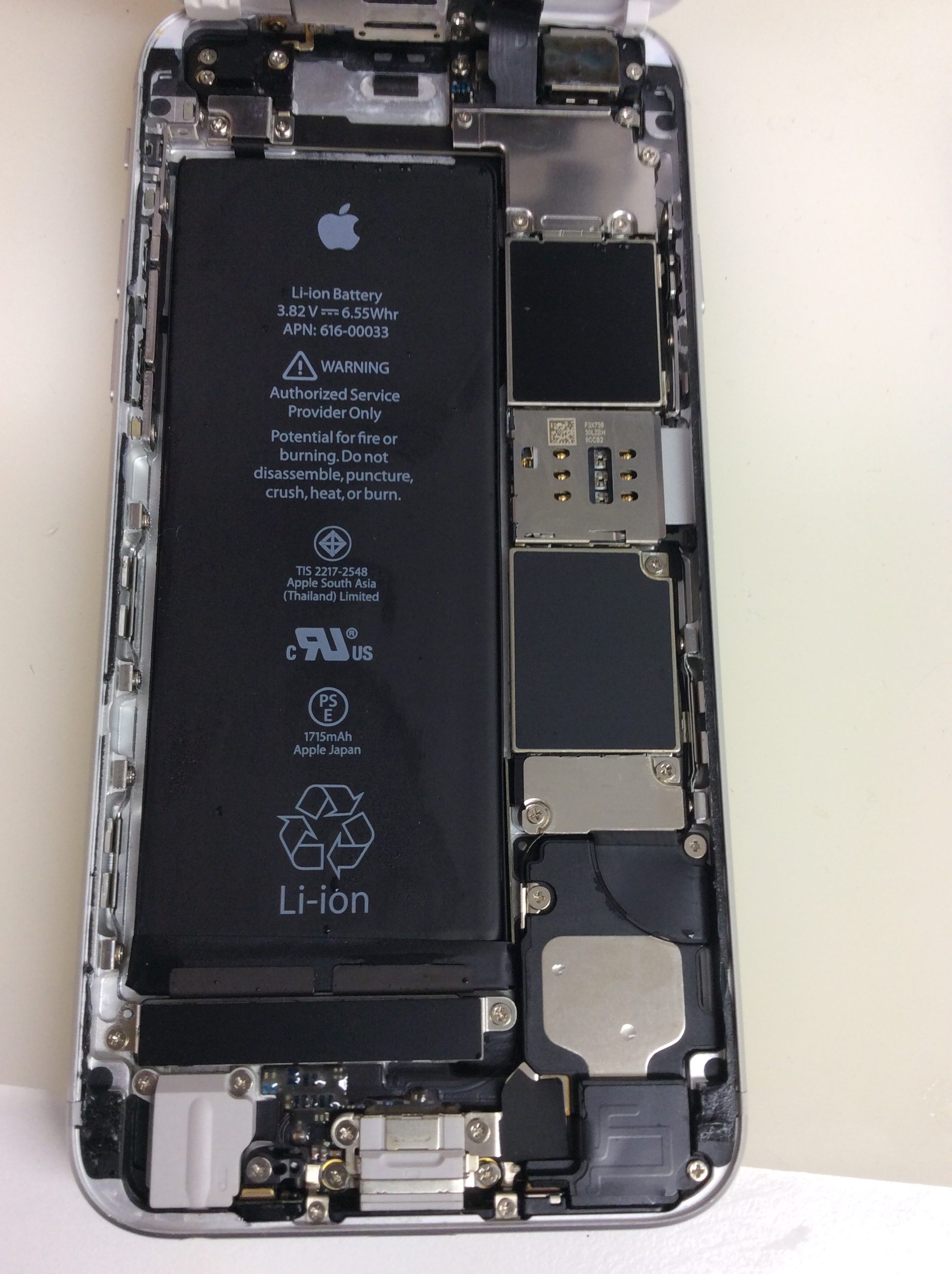 iPhone6S水没修理➡︎復旧。