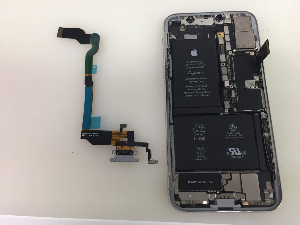 iPhoneX　水没による起動不可