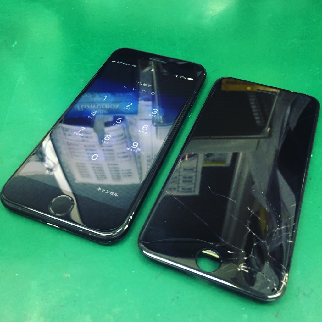 画面割れ修理ならお任せください！