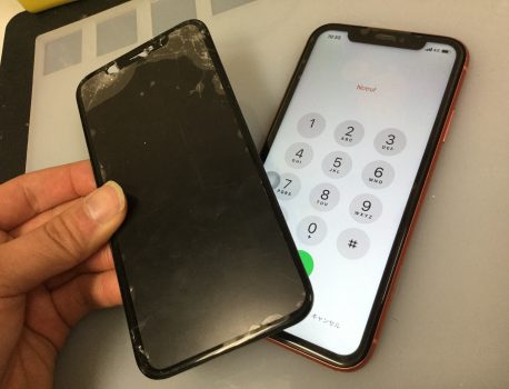 iPhoneXR の画面破損もiPhone修理ジャパンにお任せください！