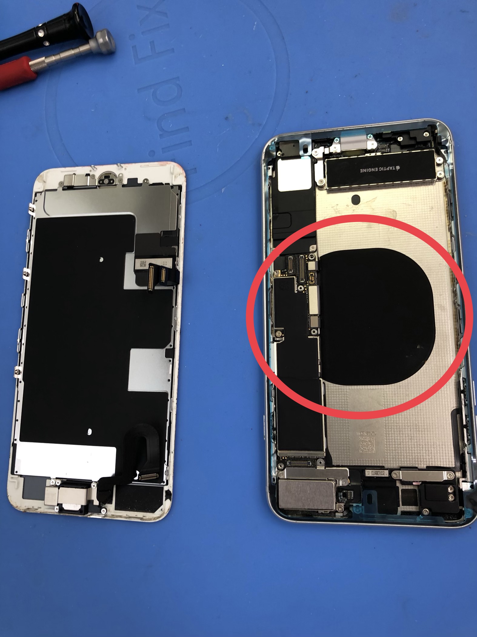 iPhone8Plus　バッテリー交換　