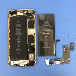 充電器をさしても反応せず、充電も溜まらないiPhone6Splus
