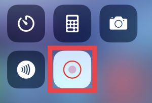 iPhoneの画面収録の仕方