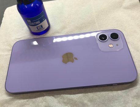 iPhone修理だけでなくガラスコーティングも随時受付中♪