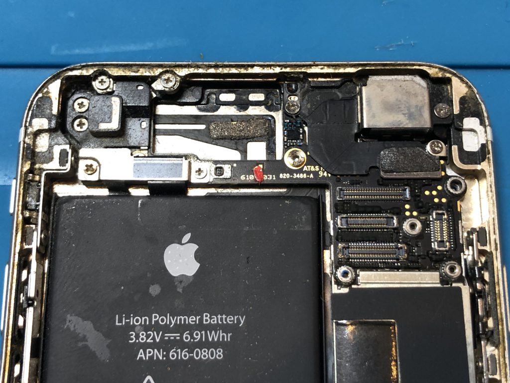 iPhone修理（iPhone6水没復旧修理）