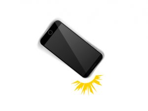 iPhoneを落としてしまいました。