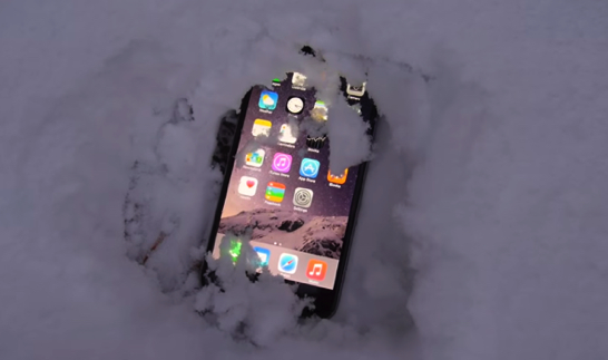寒い季節のiPhone❄️