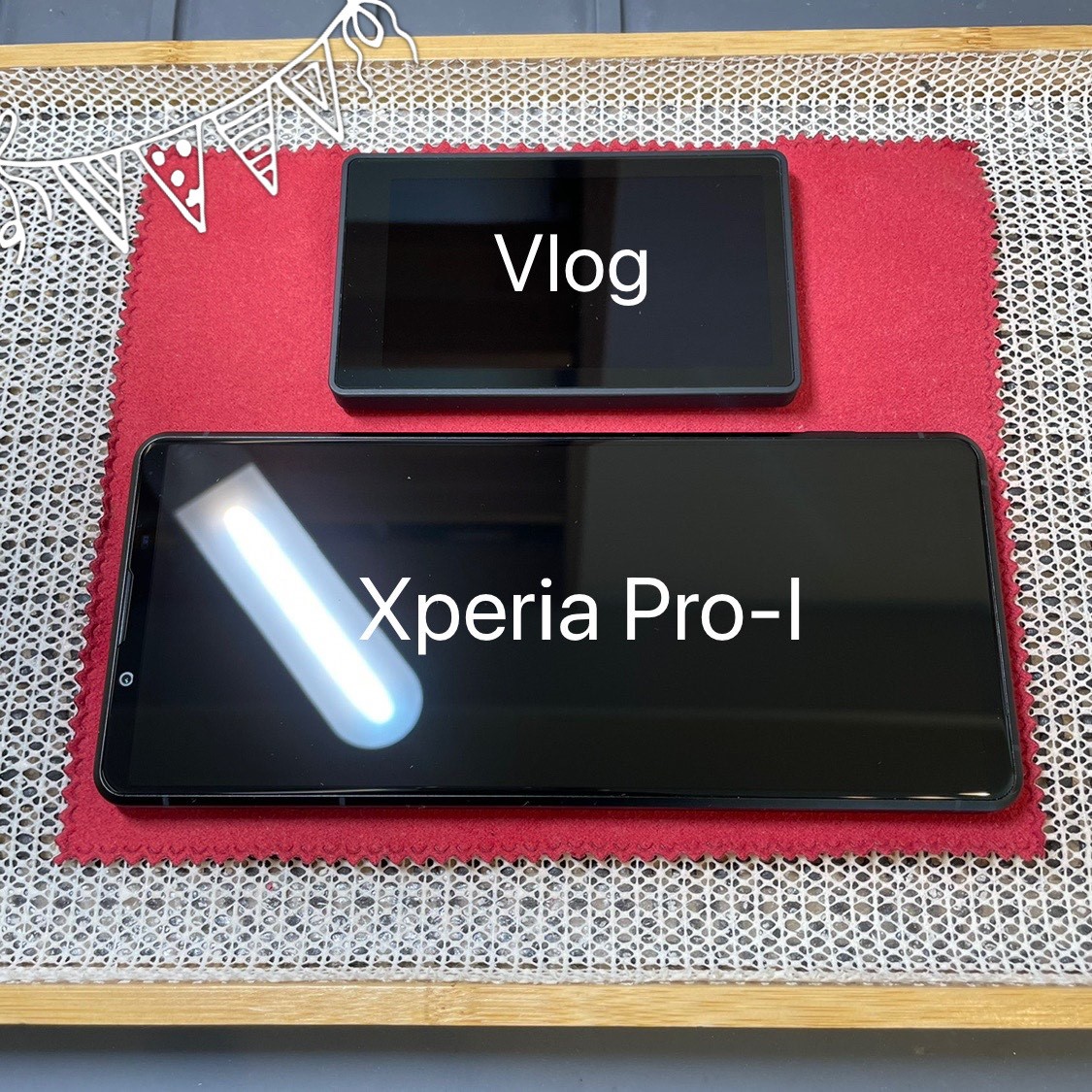 XperiaPro‐ＩとVlog Monitorガラスコーティング！！