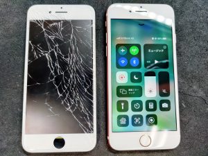 iPhoneの画面割れと雨の日危険性