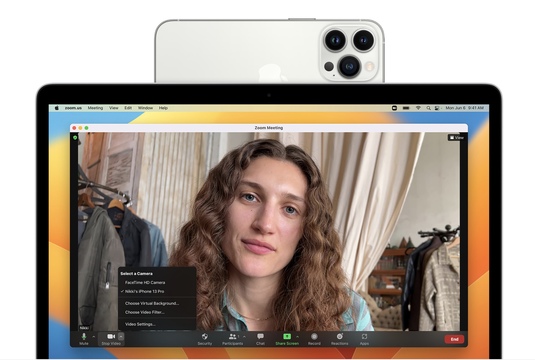 iOS16でiPhoneがWebカメラになる？