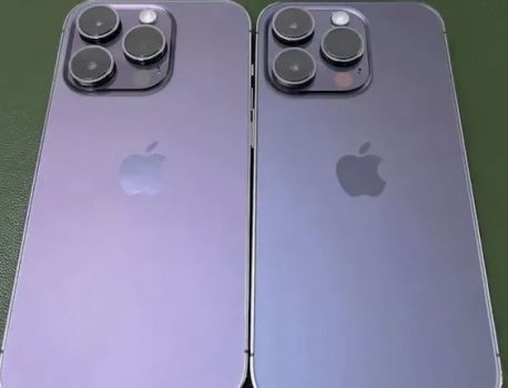 iPhone14 Proディープパープルのカラーが個体によって色合いが異なるとの報告あり！！