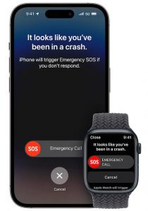 iPhone14 衝突事故検出 実際の事故で作動
