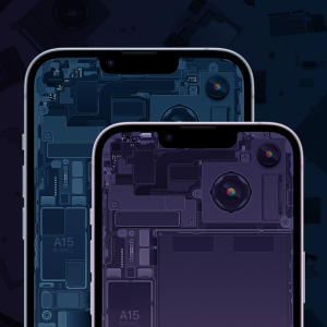 iPhone14/14 Plusの内部が透けて見えるカラー壁紙 6種類公開