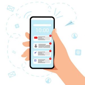 iPhoneの通知は下部にまとめる方法