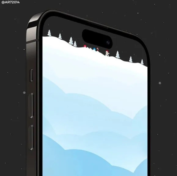 iPhone14Pro向け　クリスマスアイランド壁紙