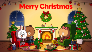 LINEで『クリスマス』と送信すると・・・