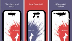 ノッチ部分を変更できるアプリ