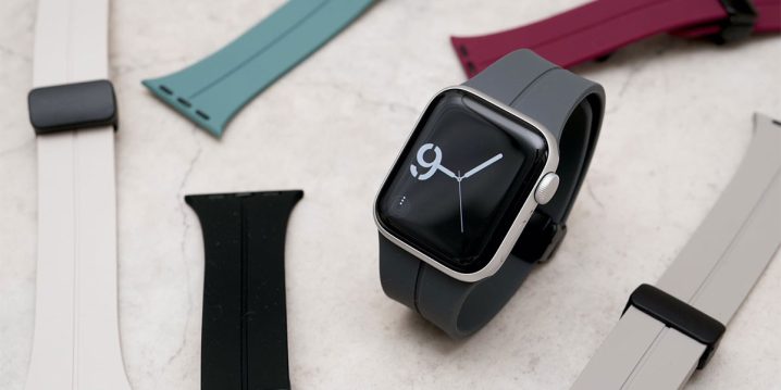 着脱しやすいマグネット式バックルを採用したシリコーン製Apple Watchバンドの紹介！！