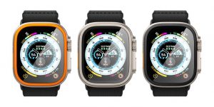 Apple Watch Ultra用の金属フレーム付きガラスフィルムの紹介！！