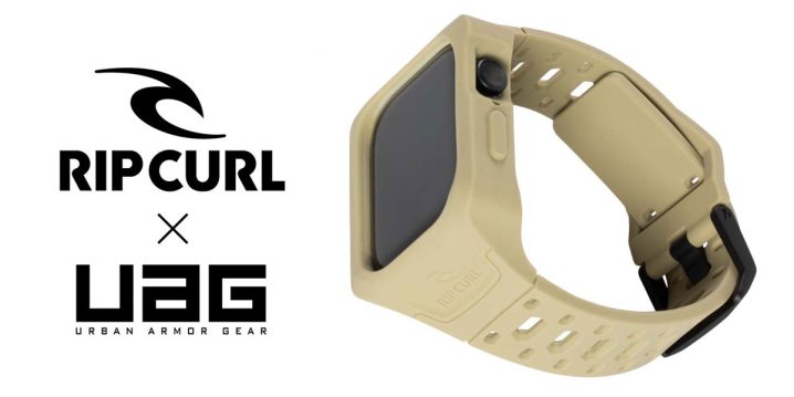 UAGとサーフブランドRIP CURLのコラボによるApple Watch 45mm用ケース一体型バンドの紹介！！