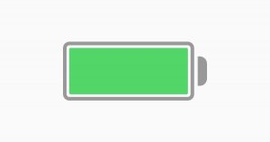 【iPhone】バッテリー残量を表示できる設定にする