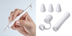 第1と第2世代Apple Pencil用ペン先カバーとグリップのセットの紹介！