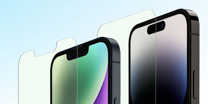 BelkinのiPhone 14/14 Proシリーズ用ブルーライト軽減ガラスフィルムの紹介！