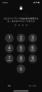 パスコード設定ともう一つのセキュリティ
