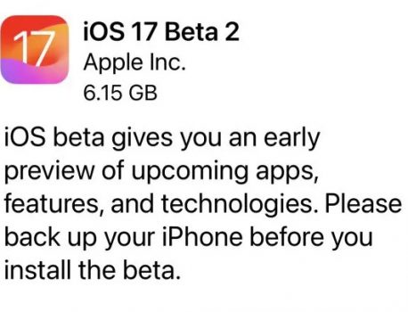 iOS17 パブリックベータ2を公開