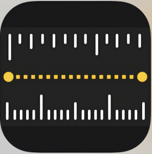 iPhoneの〖ものさし機能〗