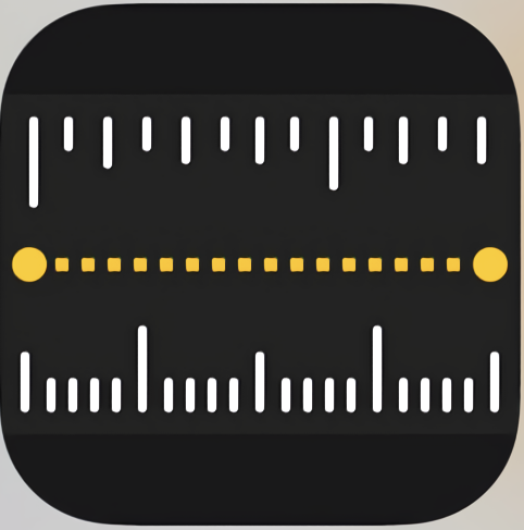 iPhoneの〖ものさし機能〗