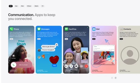 Appleが公式サイトにアプリ紹介ページを追加