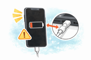 今すぐ試せる！充電されない時の簡単チェック