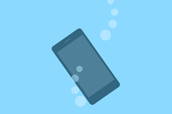 iPhoneの水没修理をお申込み